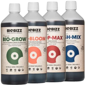 COMBO BIO-GROW + BIO-BLOOM + TOP MAX + FISH MIX 1000ML - BIOBIZZ