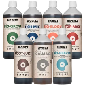 COMBO ROOT JUICE + BIO-GROW + BIO-BLOOM + TOP MAX + FISH MIX + CALMAG + BIO HEAVEN 1000ML - BIOBIZZ