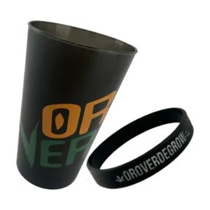 COMBO JARRA 500CC + PULSERA NEGRA - ORO VERDE