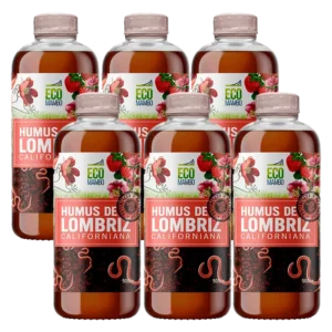 HUMUS DE LOMBRIZ (6 UNIDADES) 500CC - ECOMAMBO