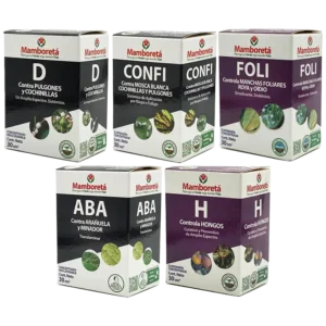 COMBO D 30CC + CONFI 30CC + FOLI 30CC + ABA 30CC + H 30CC - MAMBORETA