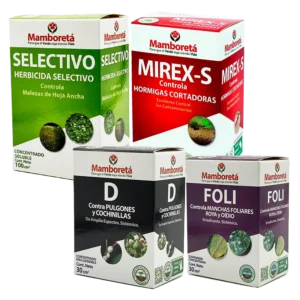 COMBO D 30CC + FOLI 30CC + SELECTIVO 100CC + MIREX-S 100G - MAMBORETA