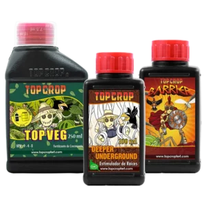 COMBO DEEPER 100CC + BARRIER 100CC + TOP VEG 250ML - TOP CROP