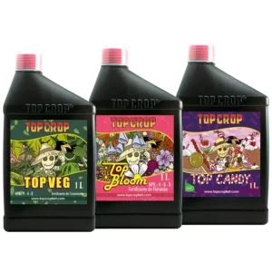 COMBO TOP VEG 1L + TOP BLOOM 1L + TOP CANDY 1L - TOP CROP