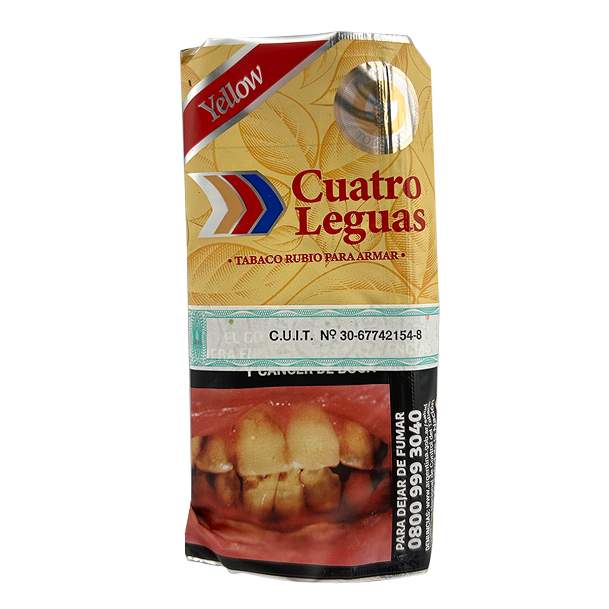 TABACO CUATRO LEGUAS YELLOW 30GRS