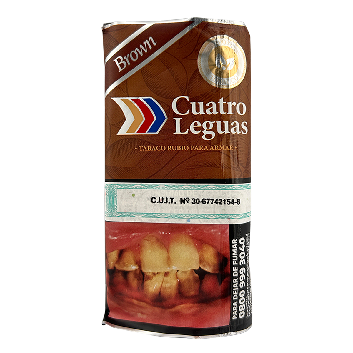 TABACO CUATRO LEGUAS BROWN 30GRS