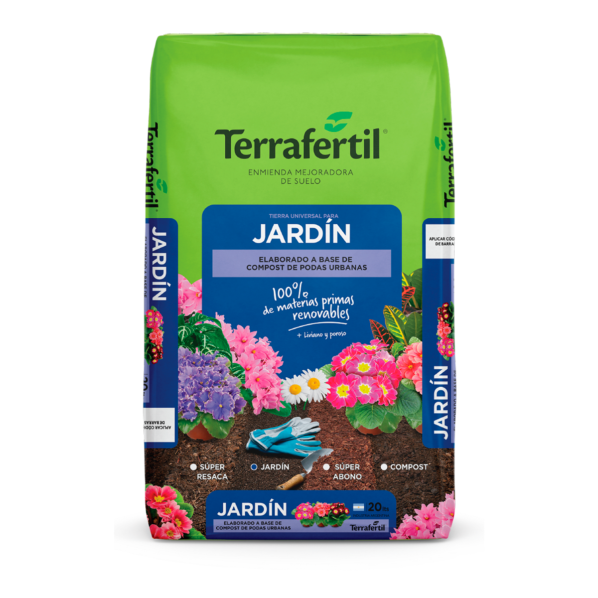 SUSTRATO TIERRA JARDIN 50LTS - TERRAFERTIL